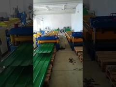 Cr12Mov कटर सामग्री के साथ पीएलसी नियंत्रण IBR शीट बनाने की मशीन