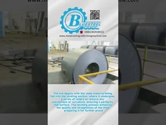 शीट कॉइल कटिंग के लिए 25T पीएलसी कंट्रोल मेटल स्लिटिंग लाइन