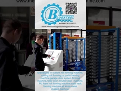 हाइड्रोलिक स्टील नालीदार छत शीट क्रिमिंग मशीन, धातु छत रोल बनाने की मशीन