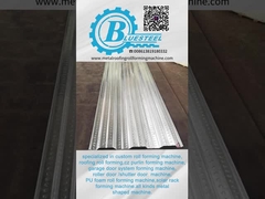 मंजिल डेकिंग छत पैनल रोल बनाने की मशीन, धातु छत शीट रोल पूर्व मशीन