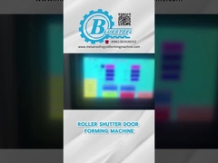 फोटोइलेक्ट्रिक सेंसर के साथ स्वचालित 10 - 20m/Min रोलर शटर डोर मशीन