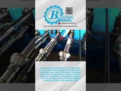 7.5KW स्टैंडिंग सीम रोल बनाने की मशीन और उत्पादन समाधान 380V/50Hz/3Phase वोल्टेज के साथ