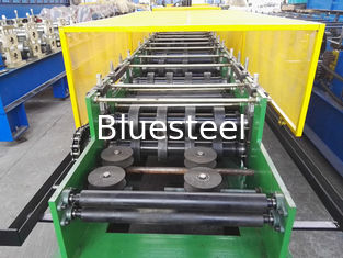 हरी / नीले सीआर 12 शहतीर रोल बनाने की मशीन, शीट धातु मशीनों को आकार देने