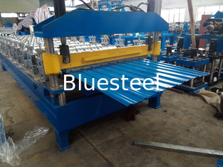 0.3-0.8mm मोटाई स्टील टाइल बनाने की मशीन 8-30m/min बनाने की गति के साथ