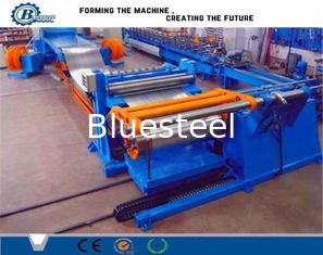 परिशुद्धता 380V पावर स्लिटिंग लाइन 25T Recoiler वजन और 610 मिमी Recoiler आईडी के साथ कतरनी लाइन