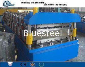 8.5T सुचारू रूप देने की प्रक्रिया के लिए नीले रंग की डबल लेयर फोर्मिंग मशीन