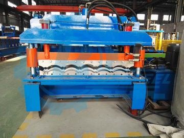 3KW स्टील टाइल बनाने की मशीन पीएलसी नियंत्रण 0.3 - 0.8 मिमी मोटाई