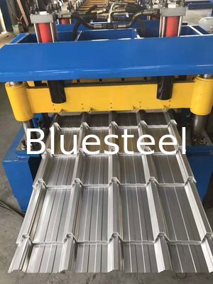 धातु ट्रैपेज़ॉइडल स्टेप छत टाइल छत रोल बनाने की मशीन