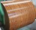 SPCC संगमरमर पैटर्न मुद्रण Prepainted स्टील का तार Ppgi लकड़ी के पैटर्न