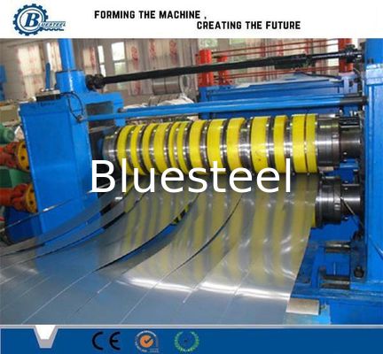हाइड्रोलिक एल्यूमिनियम इस्पात का तार Slitting रेखा, रोल्ड शीट धातु slitting मशीन